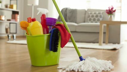 Nederste hjørne er den nemmeste rengøring i helligdage! Hvordan rengør man derhjemme ferie?