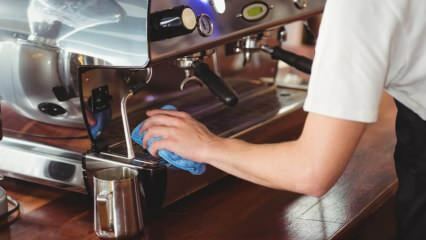 De enkleste måder at rengøre kaffemaskinen på! Kommer kalk ud af kaffemaskinen?