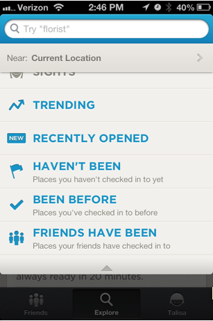 Foursquare åbnede for nylig