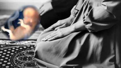 Hvordan udføres bøn under graviditet? Er det muligt at bede ved at sidde? Bed mens du er gravid ...
