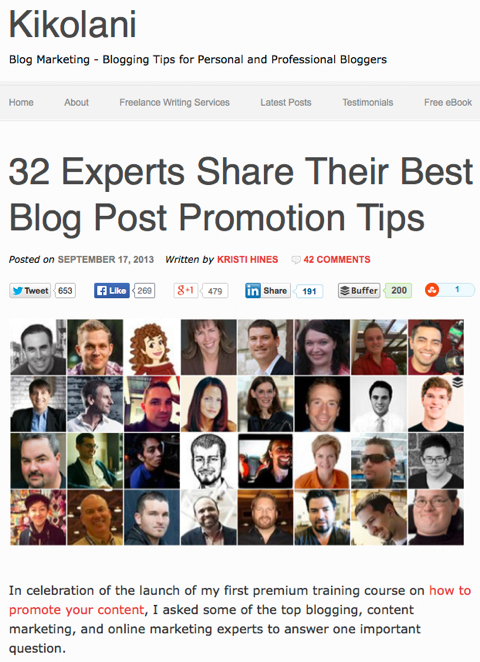 32 eksperter deler deres bedste blogindlæg