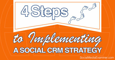 trin til implementering af social crm