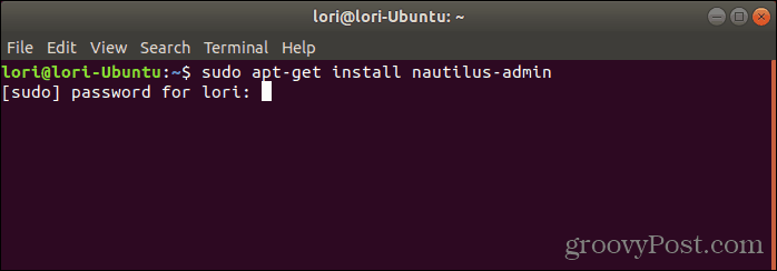 Installer Nautilus Admin