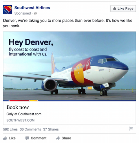 sydvest flyselskab facebook annonce