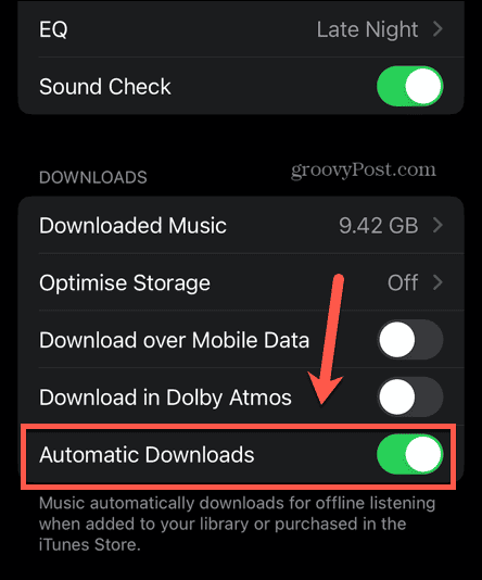 Apple music automatiske downloads på