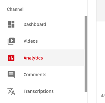 Sådan bruges en videoserie til at udvide din YouTube-kanal, menupunkt til YouTube-analyse