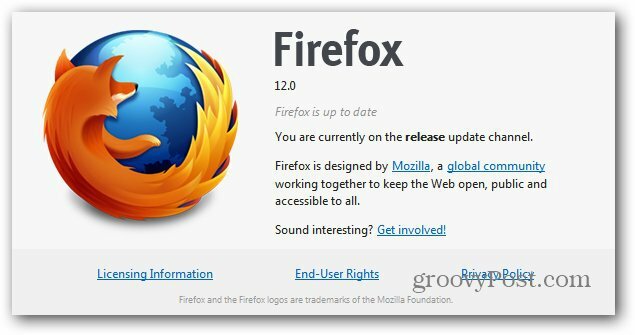 Sådan opdateres Firefox automatisk