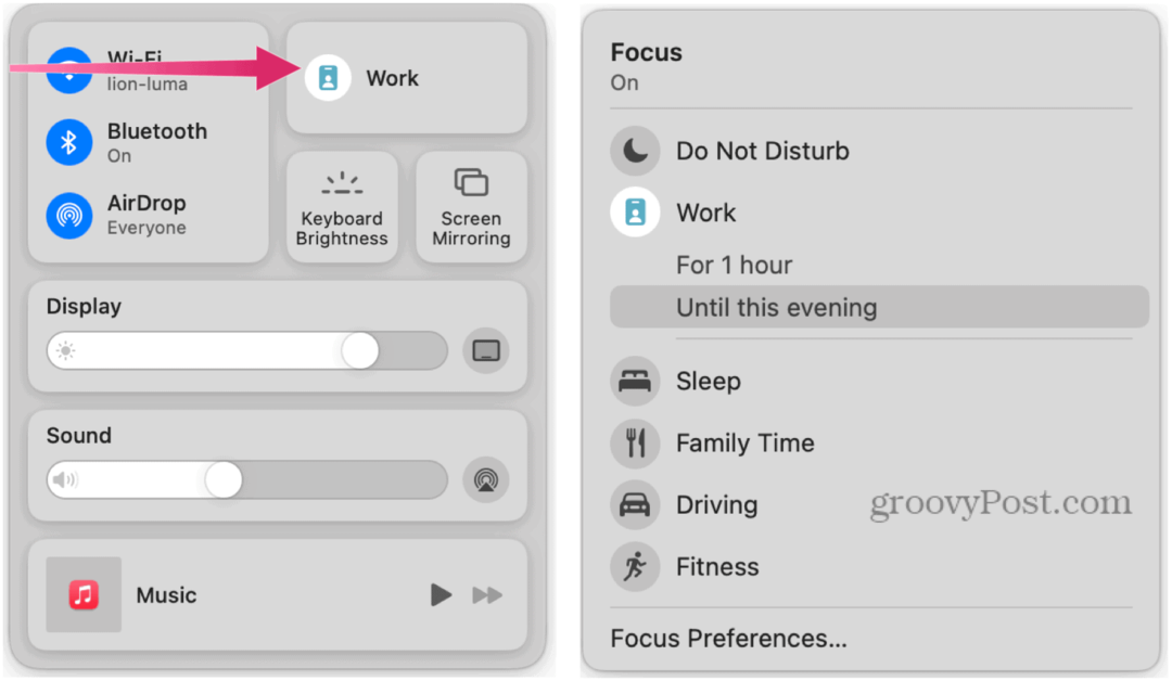 Sådan bruger du Apple Focus på Mac for bedre koncentration
