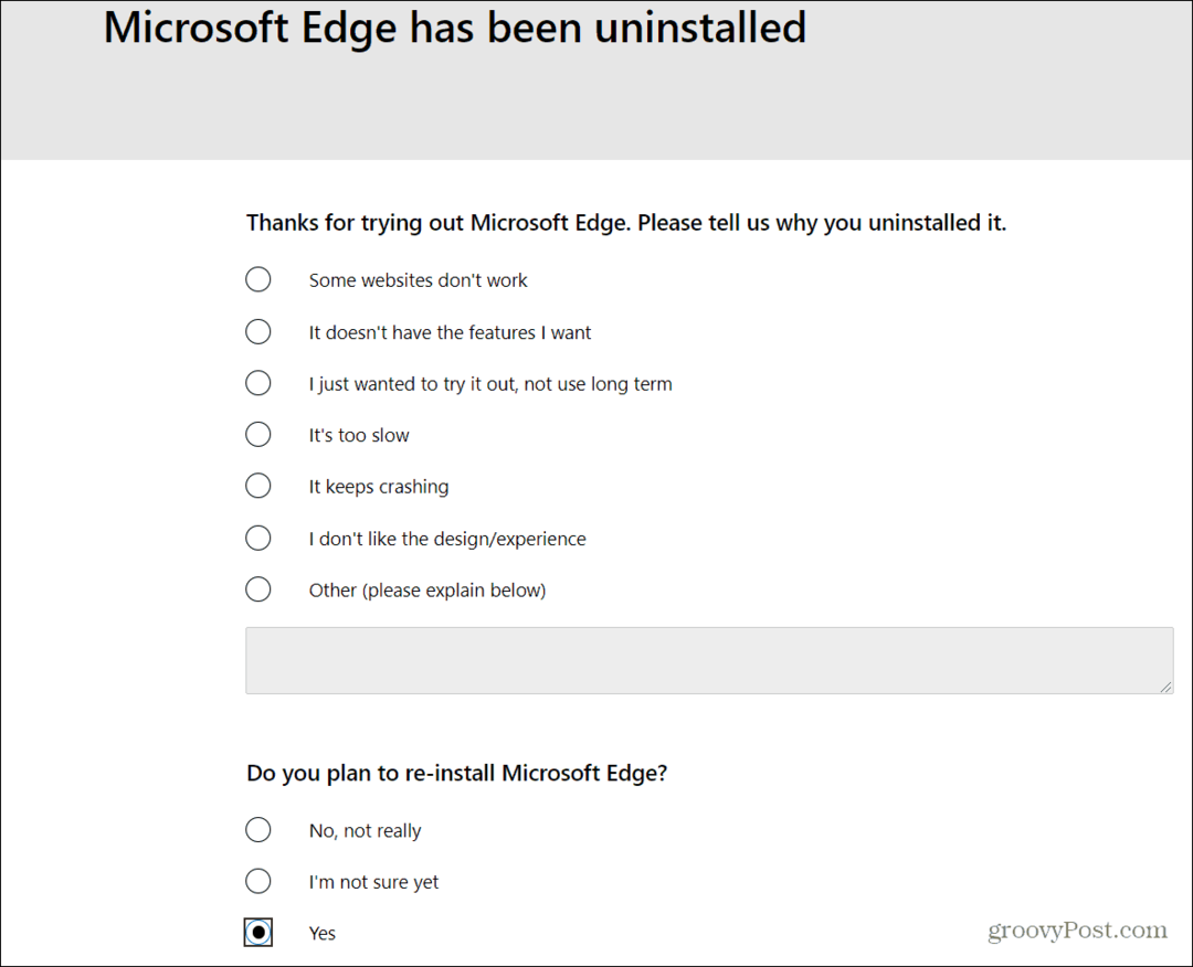 Sådan afinstalleres Microsoft Edge fra Windows 10