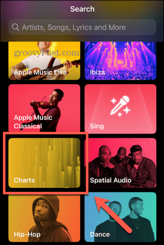 kategorien apple music hitlister