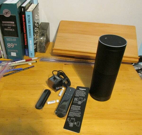 Amazon Echo pakkes ud