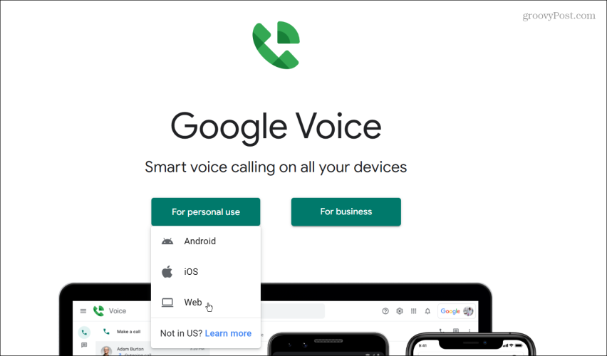 bruge Google Voice til at foretage opkald fra en computer