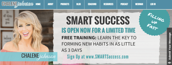 Chalene Johnsons Smart Success-produktkampagne