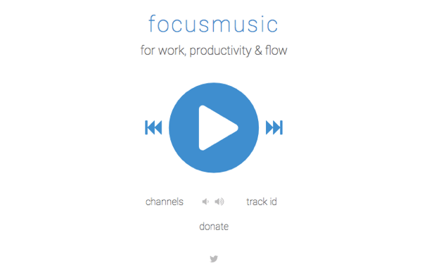 Få musik til fokusering på FocusMusic.fm.