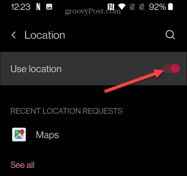 kalibrer google maps Brug placering