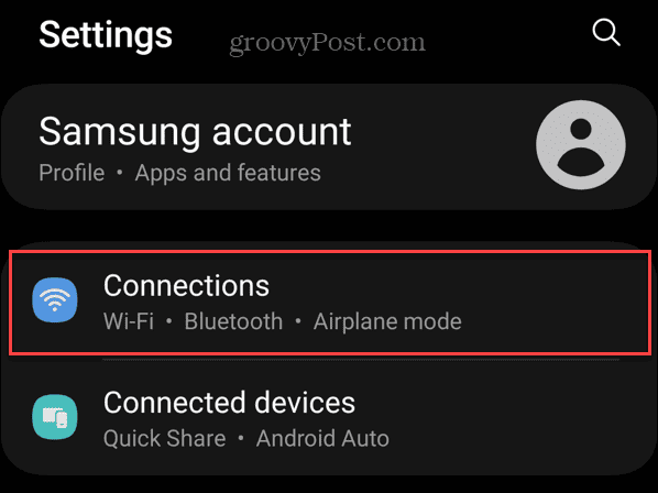 glem en Wi-Fi-forbindelse på Android